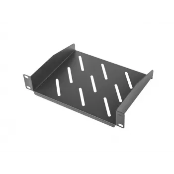 LANBERG Póła stała 10 cali 1U/254x180mm Maksymalne obciążenie do 20kg Czarna