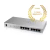 Zyxel GS1008HP Niezarządzany przełącznik Gigabit Ethernet (10/100/1000) Power over Ethernet (PoE) Szary