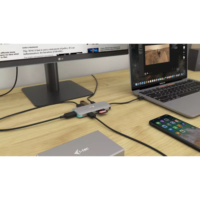 Stacja dokująca i-tec Metal USB-C Nano Dock 4K HDMI + Power Delivery 100 W