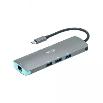 Stacja dokująca i-tec Metal USB-C Nano Docking Station 4K HDMI LAN Power Delivery 100 W