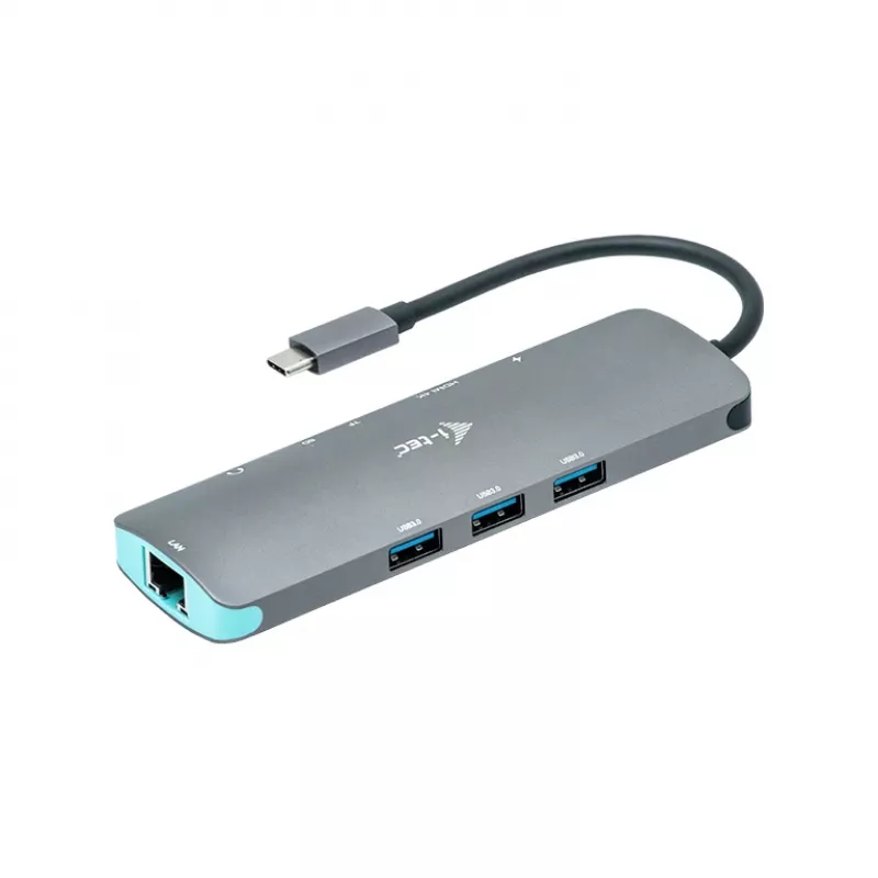 Stacja dokująca i-tec Metal USB-C Nano Docking Station 4K HDMI LAN Power Delivery 100 W