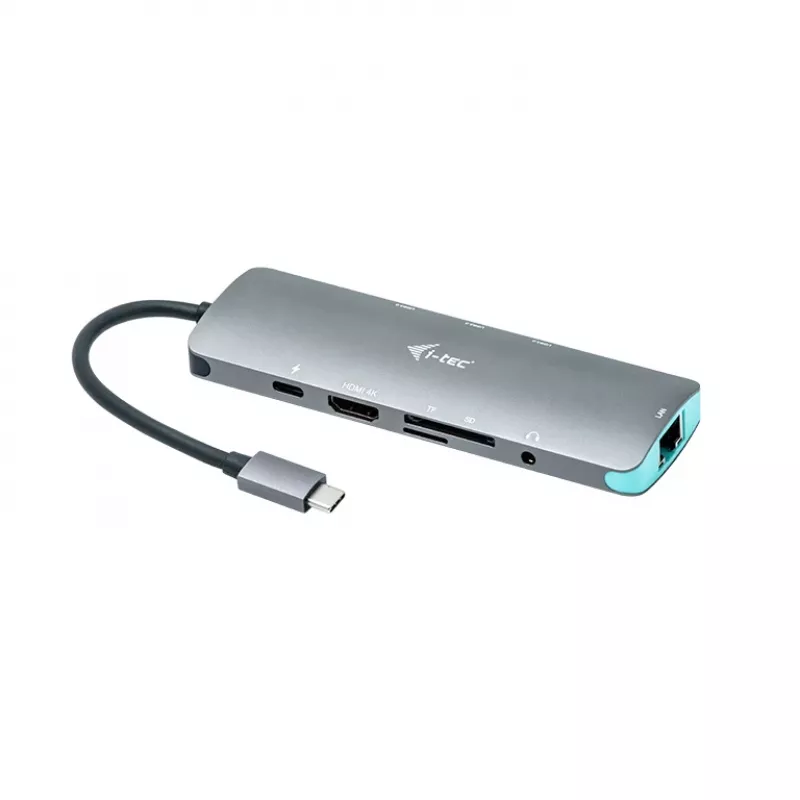 Stacja dokująca i-tec Metal USB-C Nano Docking Station 4K HDMI LAN Power Delivery 100 W