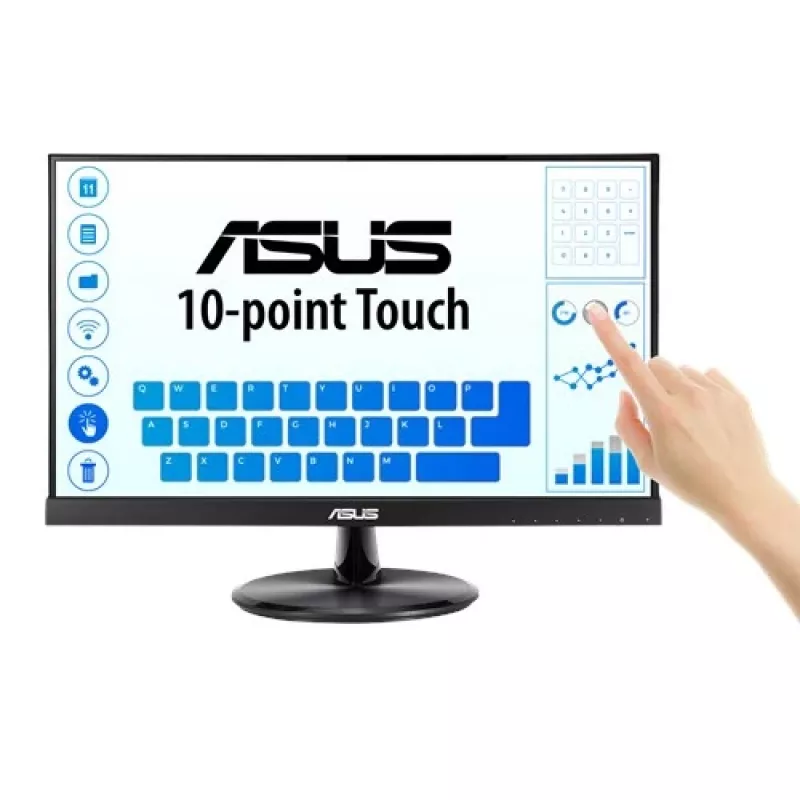 Monitor komputerowy ASUS VT229H 54,6 cm (21,5 cala) 1920 x 1080 pikseli Full HD LED Dotykowy Czarny