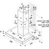 Okap ścienny Whirlpool AKR 558/3 IX, filtr aluminiowy, poziom hałasu: 65 dB