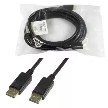 Kabel DisplayPort LogiLink CV0076 7.5 m czarny