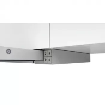 Okap kuchenny Bosch Serie 4 DFT63AC50, częściowo zabudowany (wysuwany), srebrny, 360 m³/h