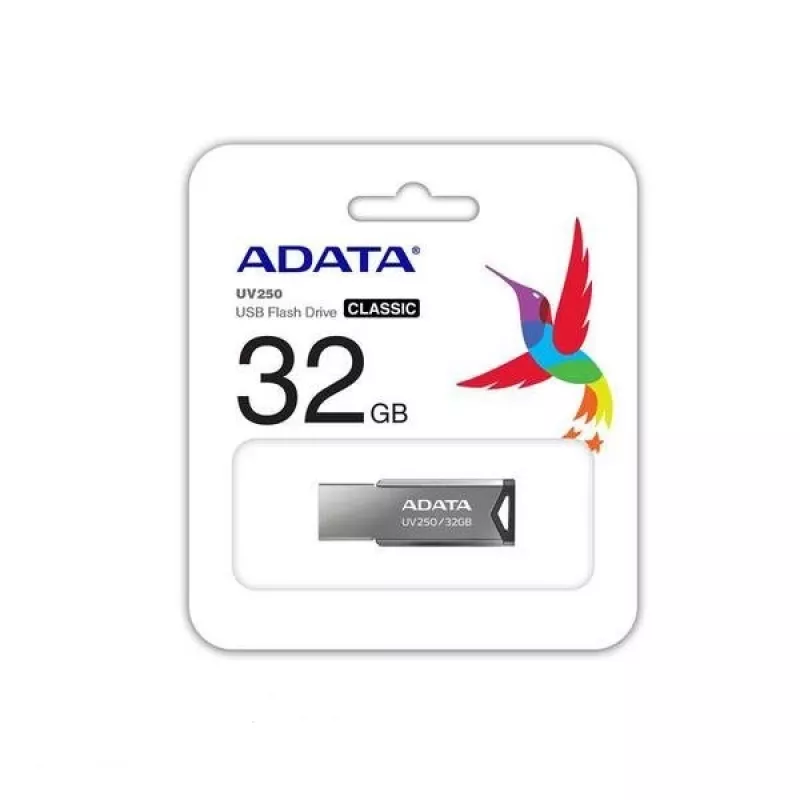 Pendrive ADATA UV250 32 GB USB Type-A 2.0 Srebrny