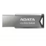 CompactFlash USB flash drive ADATA UV250 64 GB, srebrny, 45,4×14,9×5,35 mm, 5,6 g