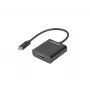 Adapter graficzny USB LANBERG AD-UC-HD-01, czarny, wtyk/gniazdo