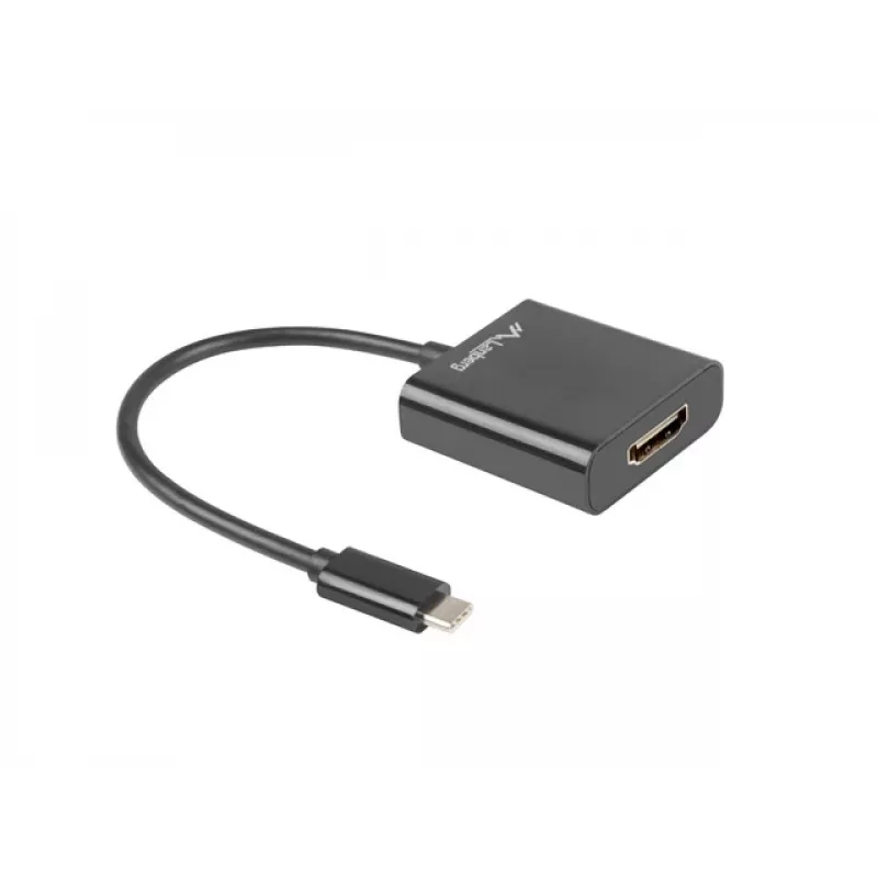 Adapter graficzny USB LANBERG AD-UC-HD-01, czarny, wtyk/gniazdo