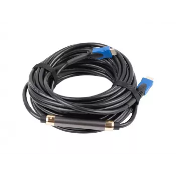 Kabel HDMI LANBERG CA-HDMI-20CU-0150-BK — 15 m, HDMI 2.0, Typ A, 18 Gbit/s, 4K@60Hz, ARC, Ethernet