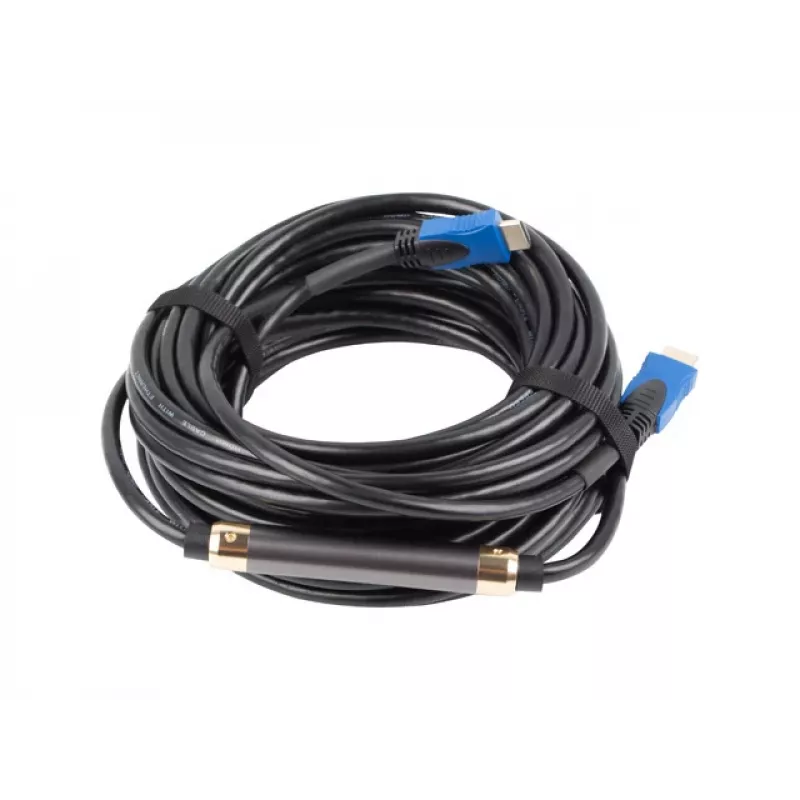 Kabel HDMI LANBERG CA-HDMI-20CU-0150-BK — 15 m, HDMI 2.0, Typ A, 18 Gbit/s, 4K@60Hz, ARC, Ethernet