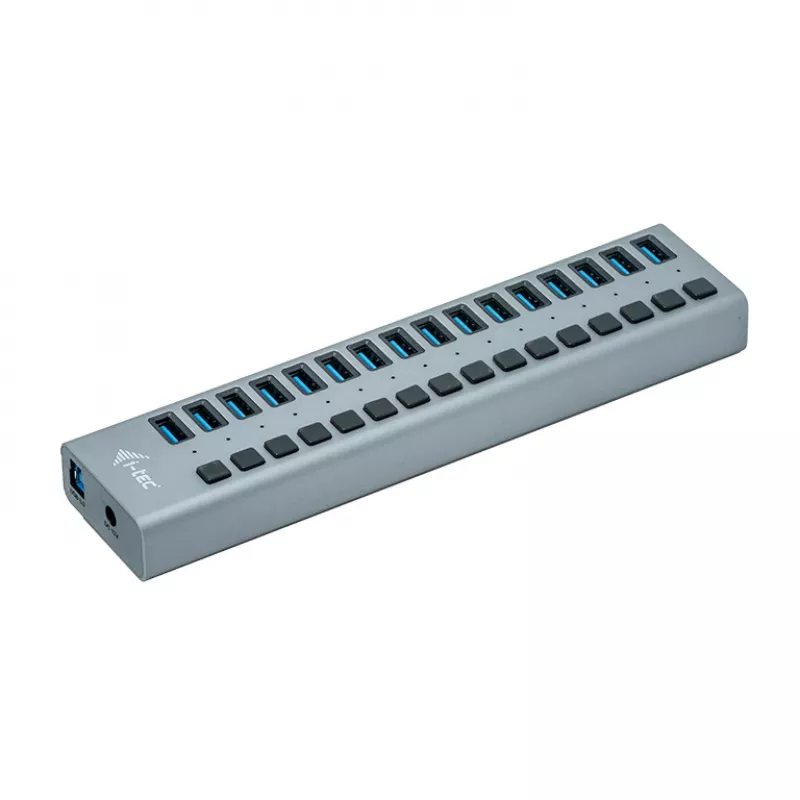 i-tec USB 3.0 Charging HUB 16port + zasilacz 90 W