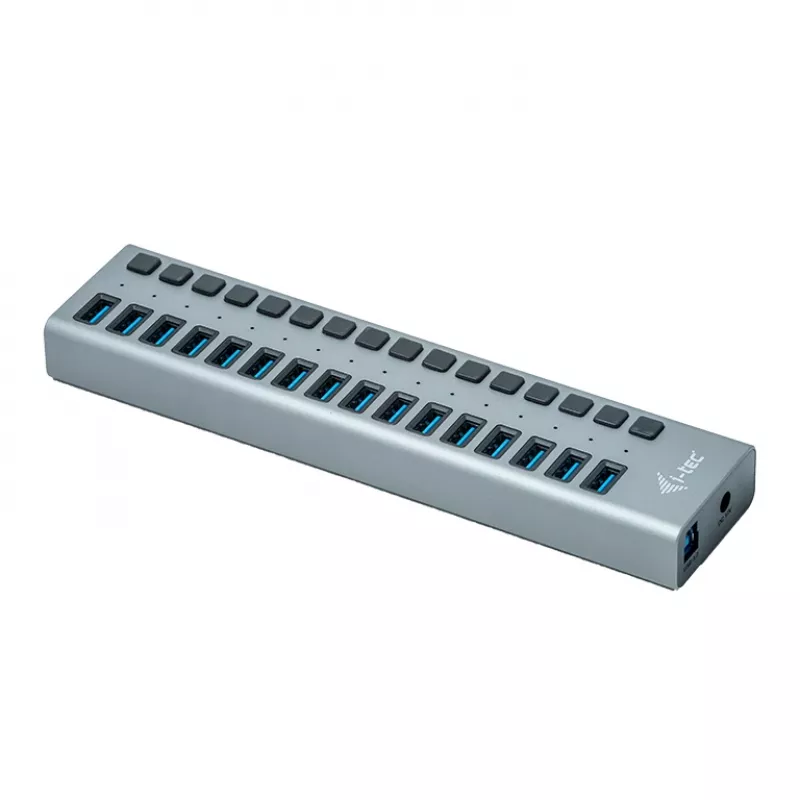 i-tec USB 3.0 Charging HUB 16port + zasilacz 90 W