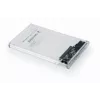 Obudowa GEMBIRD USB 3.0 na dysk SATA 2,5 cala o grubości 9,5 mm, przezroczysty plastik