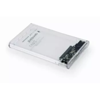 Obudowa GEMBIRD USB 3.0 na dysk SATA 2,5 cala o grubości 9,5 mm, przezroczysty plastik