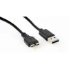 Obudowa GEMBIRD USB 3.0 na dysk SATA 2,5 cala o grubości 9,5 mm, przezroczysty plastik