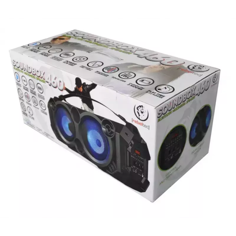 Głośnik Bluetooth SoundBox 460, Czarny