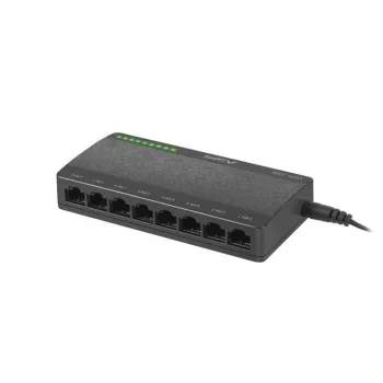 Przełącznik LANBERG DSP1-1008 8x 1 Gb/s Niezarządzalny Gigabit Ethernet Desktop 5V