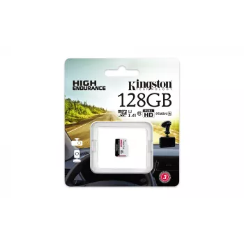 Kingston Technology High Endurance 128 GB MicroSD UHS-I Klasa 10
