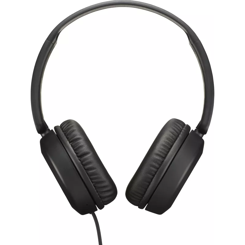 JVC Powerful Sound Wired On Ear Black, Przewodowe, 10 - 26000 Hz, Rozmowy/Muzyka, 140 g, Słuchawki, Czarny