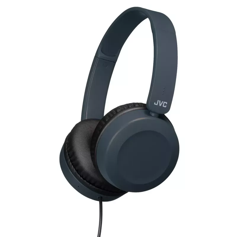 Słuchawki JVC Powerful Sound przewodowe nauszne niebieskie