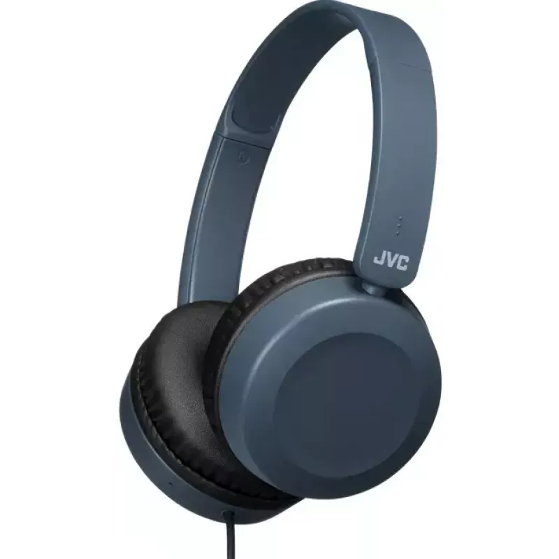 Słuchawki JVC Powerful Sound przewodowe nauszne niebieskie