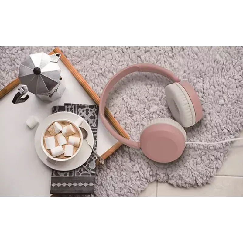 Słuchawki JVC Powerful Sound przewodowe nauszne niebieskie