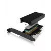 ICY BOX IB-PCI214M2-HSL karty interfejsów/adaptery Wewnętrzny M.2