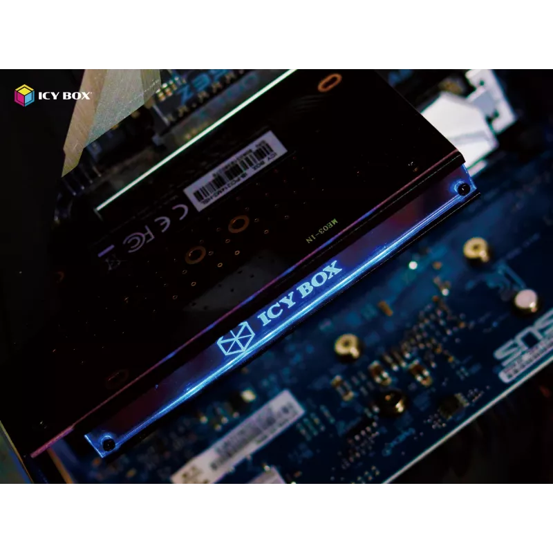 ICY BOX IB-PCI214M2-HSL karty interfejsów/adaptery Wewnętrzny M.2