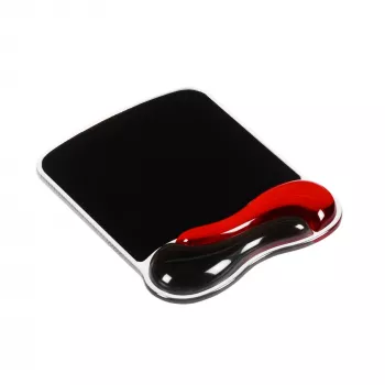 Kensington Duo Gel mysz Pad Wrist Rest — Czerwony, Czarny, Czerwony, Monochromatyczny, Żel, Podpórka pod nadgarstek