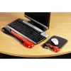 Kensington Duo Gel mysz Pad Wrist Rest — Czerwony, Czarny, Czerwony, Monochromatyczny, Żel, Podpórka pod nadgarstek