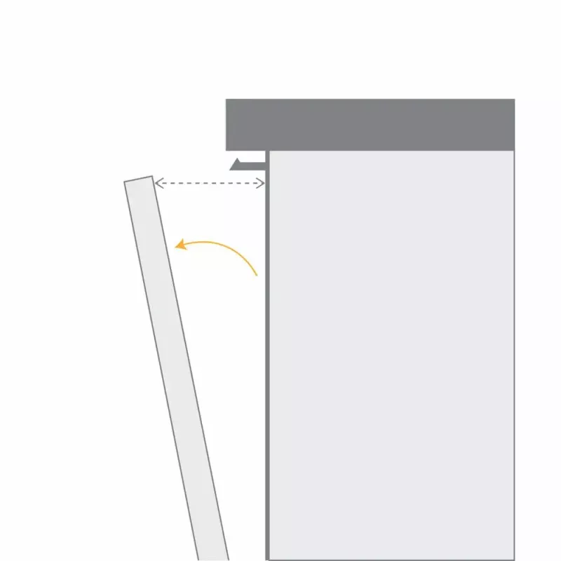 Zmywarka do zabudowy częściowej WHIRLPOOL WIC 3C26 F — 60 cm, 14 kompletów, 46 dB, Klasa energetyczna E