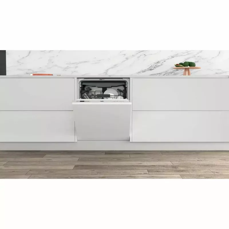 Zmywarka do zabudowy częściowej WHIRLPOOL WIC 3C26 F — 60 cm, 14 kompletów, 46 dB, Klasa energetyczna E