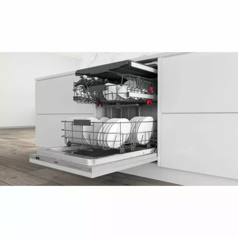 Zmywarka do zabudowy częściowej WHIRLPOOL WIC 3C26 F — 60 cm, 14 kompletów, 46 dB, Klasa energetyczna E