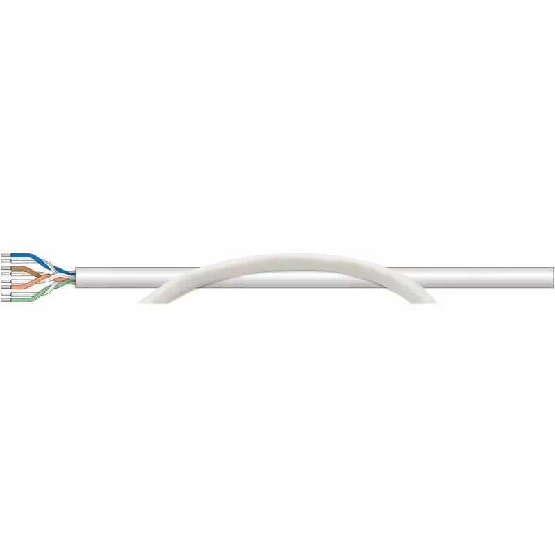 Intellinet sieciowy Bulk Cat6 kabel, 23 AWG, Solid Wire, 305m, szary, CCA, U/UTP, Box