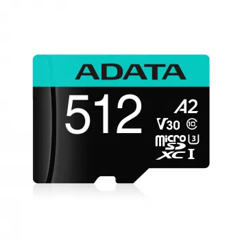 Pamięć Flash ADATA 512 GB MicroSDXC Klasa 10 Premier Pro