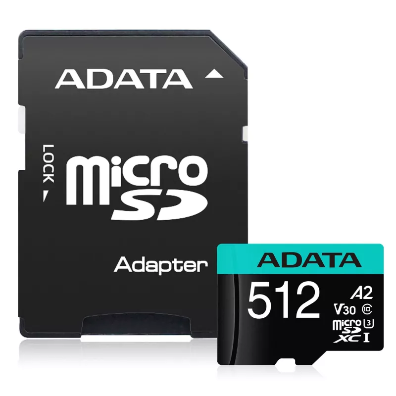 Pamięć Flash ADATA 512 GB MicroSDXC Klasa 10 Premier Pro