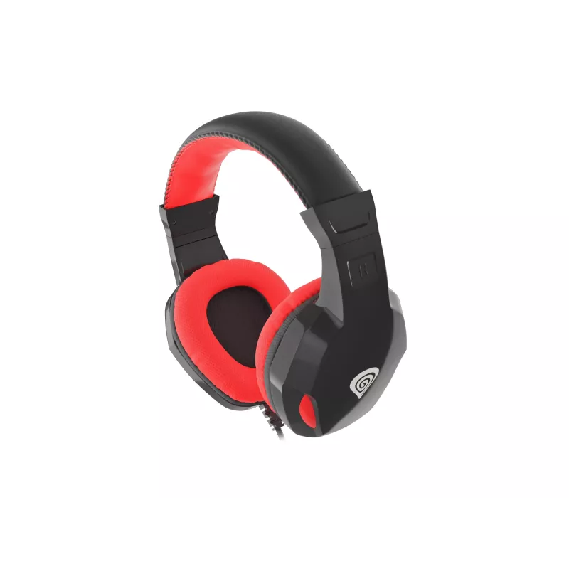 GENESIS Argon 110 Zestaw słuchawkowy Przewodowy Nagłowny Gaming Czarny, Czerwony