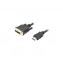 Kabel wideo adapter LANBERG HDMI Typ A (męski) do DVI-D (męski), 1,8 m, czarny, maks. rozdzielczość 1920x1200