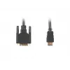 Kabel wideo adapter LANBERG HDMI Typ A (męski) do DVI-D (męski), 1,8 m, czarny, maks. rozdzielczość 1920x1200