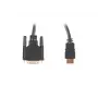 LANBERG Hdmi(m)->DVI-d(m)(24+1) kabel Dual Link With Gold-plated 4k Złącza - 3m Czarny