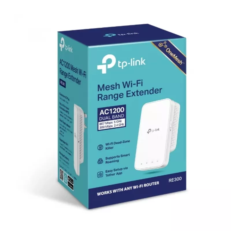 Wzmacniacz sieciowy TP-Link AC1200 Mesh Wi-Fi Range Extender