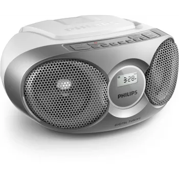 Philips AZ215S/12 przenośny system stereo 3 W FM Srebrny