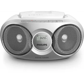Philips AZ215S/12 przenośny system stereo 3 W FM Srebrny