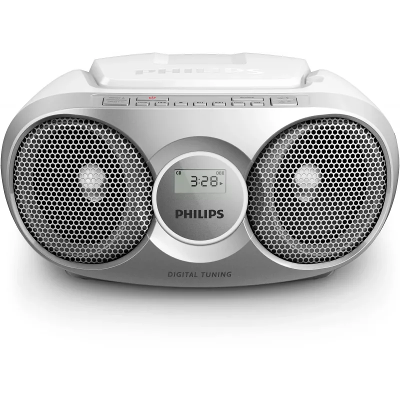 Philips AZ215S/12 przenośny system stereo 3 W FM Srebrny