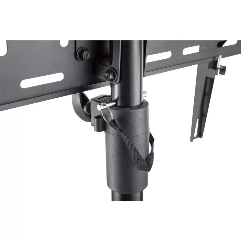 Manhattan Tripod Floor Mount do TV i monitorów, zestaw stojaka, Do ekranów: 37 inch do 65 inch, Kompatybilność VESA: wszystkie między 200x200 a 600x400mm – sprawdź wymiary czterech otworów montażowych z tyłu ekranu, aby upewnić się, że pasuje, Maks. 35kg, Czarny, LFD, Uchwyt