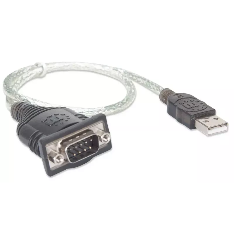 Kabel konwertera USB-A na szeregowy Manhattan 205146