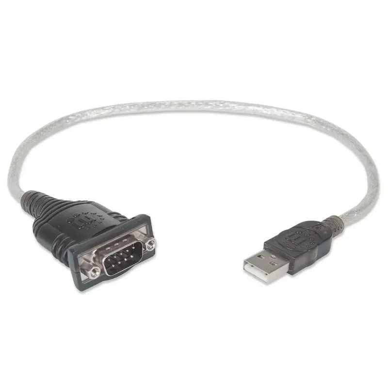 Kabel konwertera USB-A na szeregowy Manhattan 205146