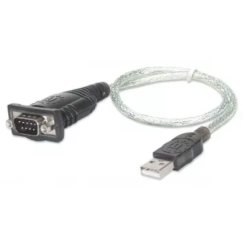 Kabel konwertera USB-A na szeregowy Manhattan 205146